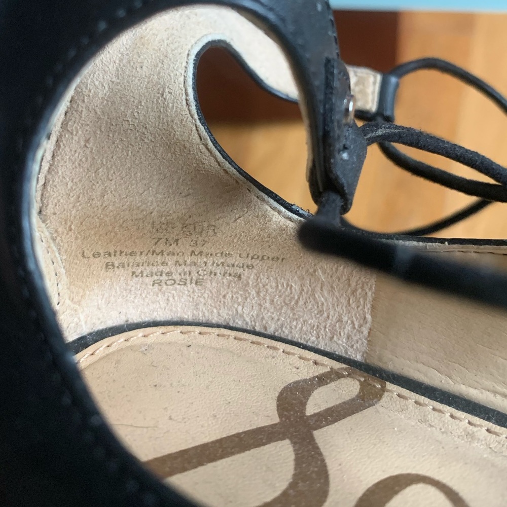 Sam Edelman Black Rosie Flats - Picture 6 of 8